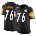 P.Steelers #76 Troy Fautanu Player Black Limited Vapor F.U.S.E. Home Game Qdoa Stitched Jerseys
