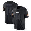 C.Bears #14 Kalif Raymond Player Black Impact Limited Game Qdoa Stitched Jerseys