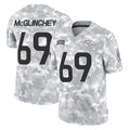 D.Broncos #69 Mike McGlinchey Player Arctic Camo Salute To Service Limited Qdoa Stitched Jerseys