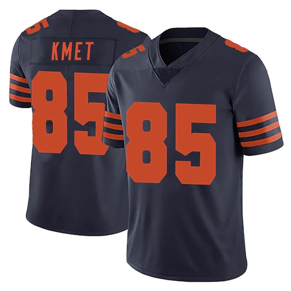 C.Bears #85 Cole Kmet Player Navy Blue Alternate Vapor Untouchable Limited Qdoa Stitched Jerseys