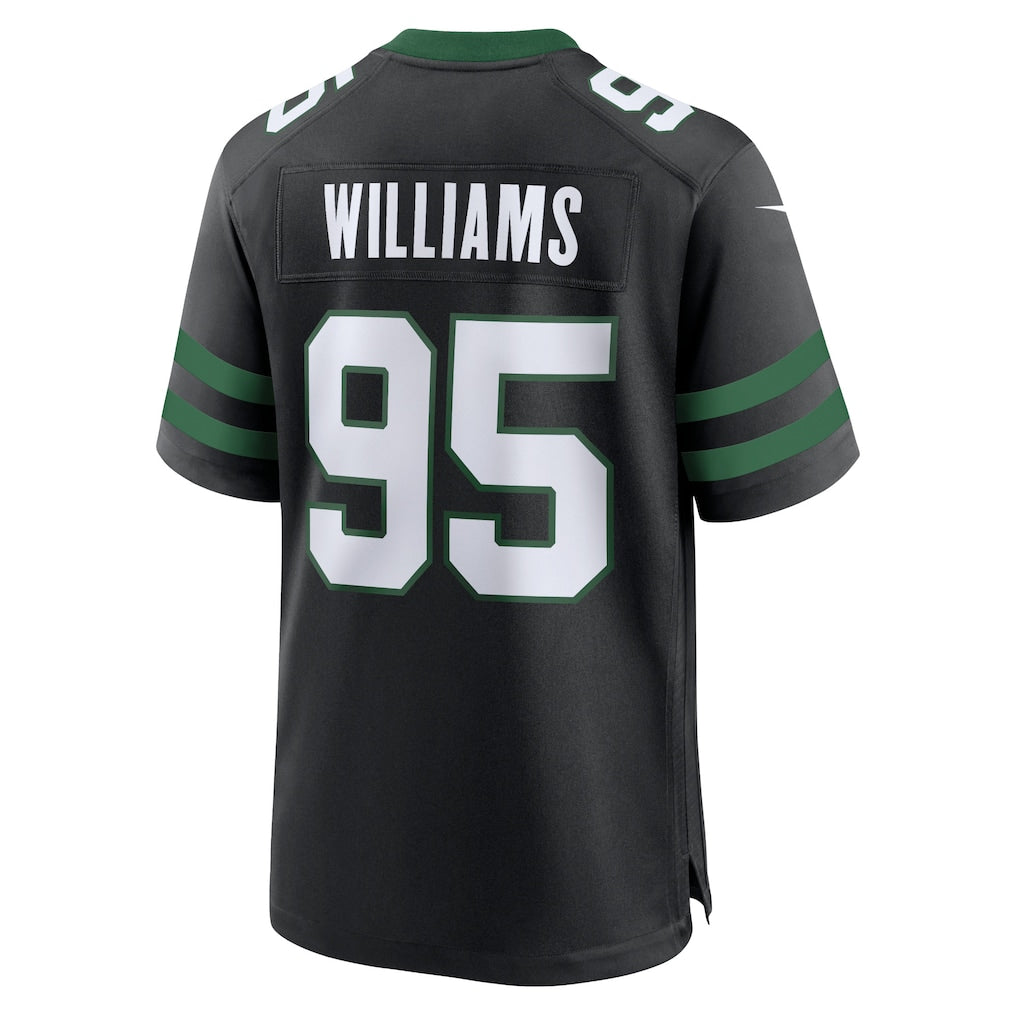 Qdoa NY.Jets #95 Quinnen Williams Legacy Black Alternate Game Jersey