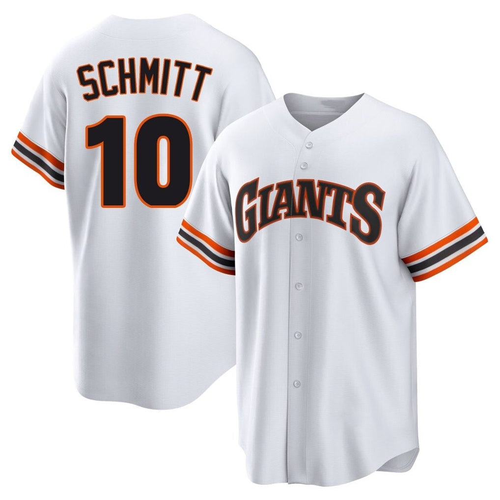 SF.Giants #10 Casey Schmitt Player White Home Game Qdoa Stitched Jerseys