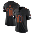 D.Broncos #10 Bo Nix Player Black Impact Limited Game Qdoa Stitched Jerseys