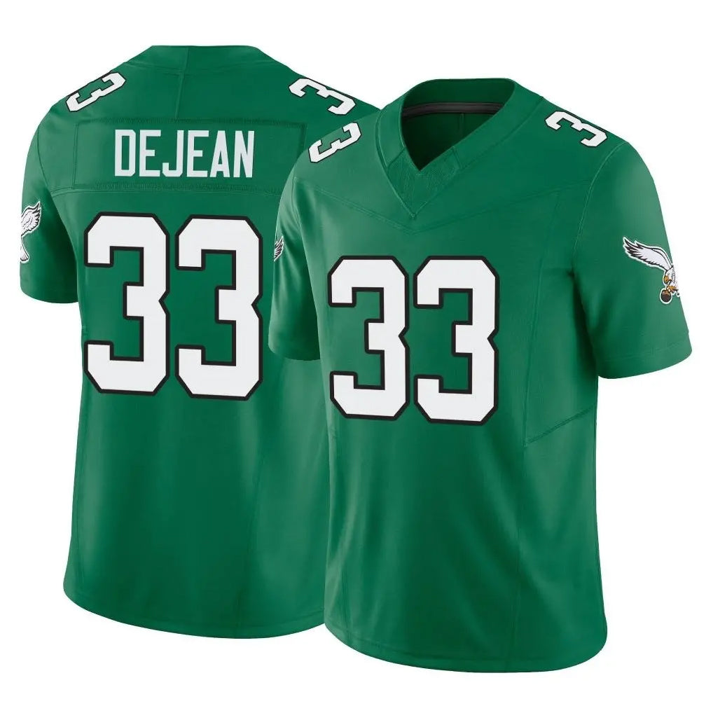 P.Eagles #33 Cooper DeJean Player Green Kelly Alternate Vapor F.U.S.E. Home Game Qdoa Stitched Jerseys