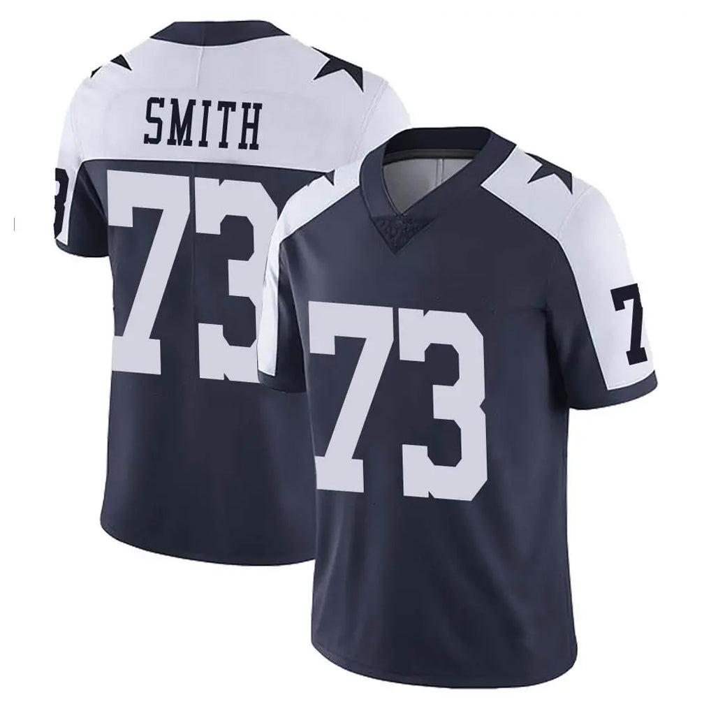 D.Cowboys #73 Tyler Smith Player Navy-White Limited Alternate Vapor Untouchable Home Game Qdoa Stitched Jerseys