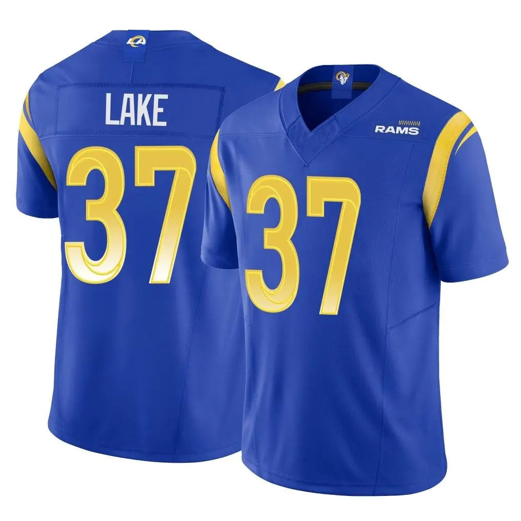 LA.Rams #37 Quentin Lake Player Royal Limited Vapor F.U.S.E. Home Game Qdoa Stitched Jerseys
