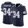 D.Cowboys #34 Jalen Thompson Player Navy Limited Vapor F.U.S.E. Home Game Qdoa Stitched Jerseys