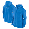 LA.Chargers ## Chargers Blank Player Blue LOGO Pullover Hoodies Home Game Qdoa Stitched Jerseys