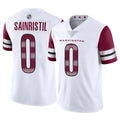 W.Commanders #0 Mike Sainristil Player White Limited Vapor Home Game Qdoa Stitched Jerseys