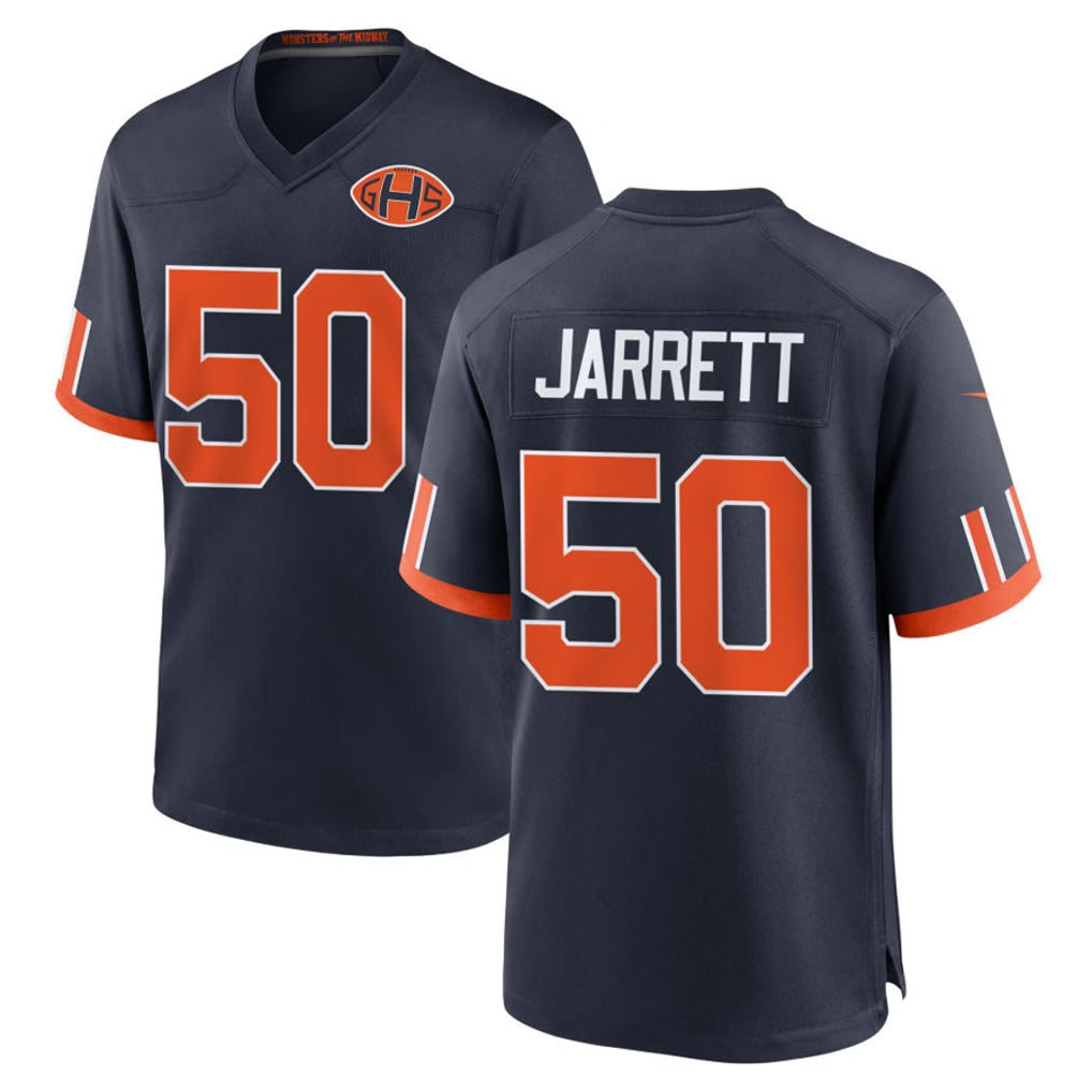 C.Bears #50 Grady Jarrett Player Navy 2026 Rivalries Collection Home Game Qdoa Stitched Jerseys