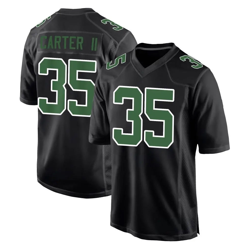 P.Eagles #35 Michael Carter II Player Carbon Green Fashion Home Game Qdoa Stitched Jerseys