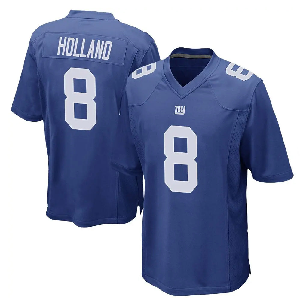 NY.Giants #8 Jevon Holland Player Royal Home Game Qdoa Stitched Jerseys