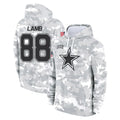 D.Cowboys #88 CeeDee Lamb Player Arctic Camo Salute to Service Hoodies Limited Game Qdoa Stitched Jerseys