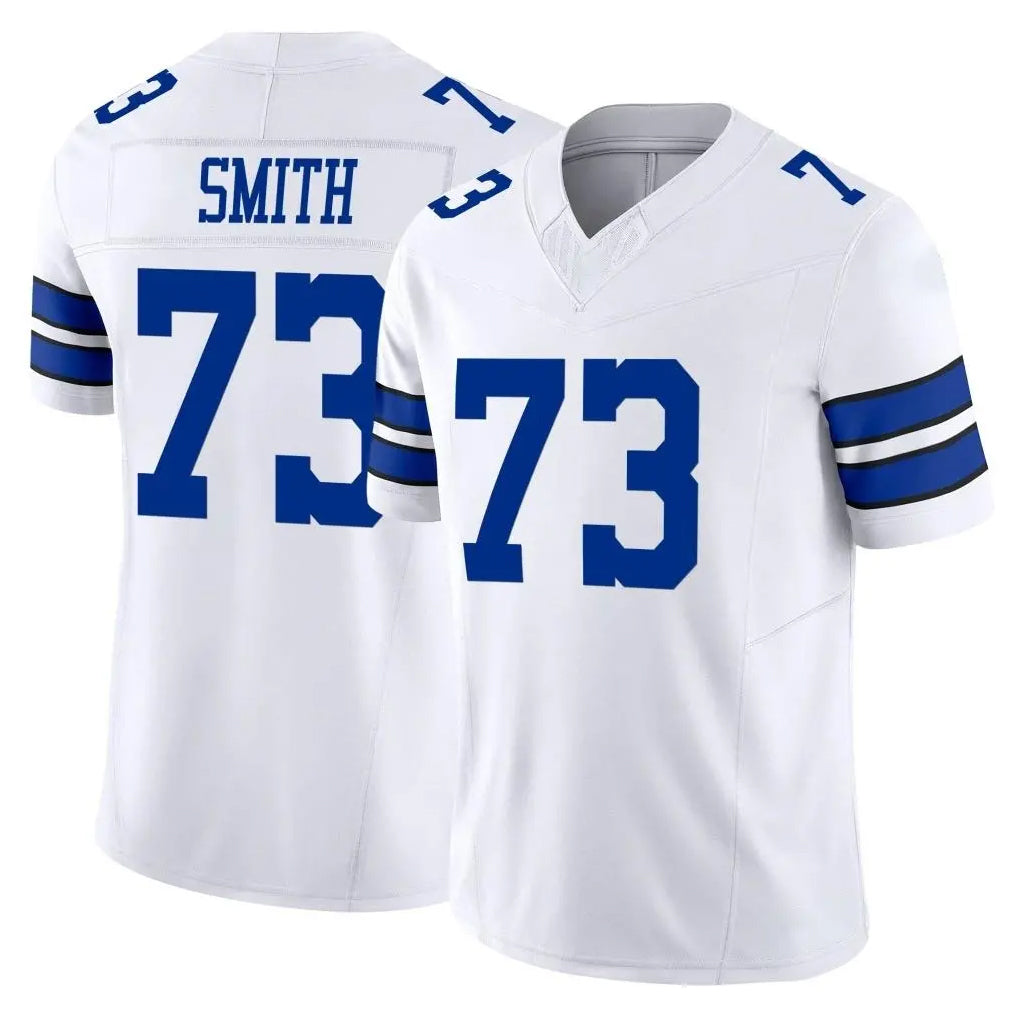 D.Cowboys #73 Tyler Smith Player White Limited Vapor F.U.S.E. Home Game Qdoa Stitched Jerseys