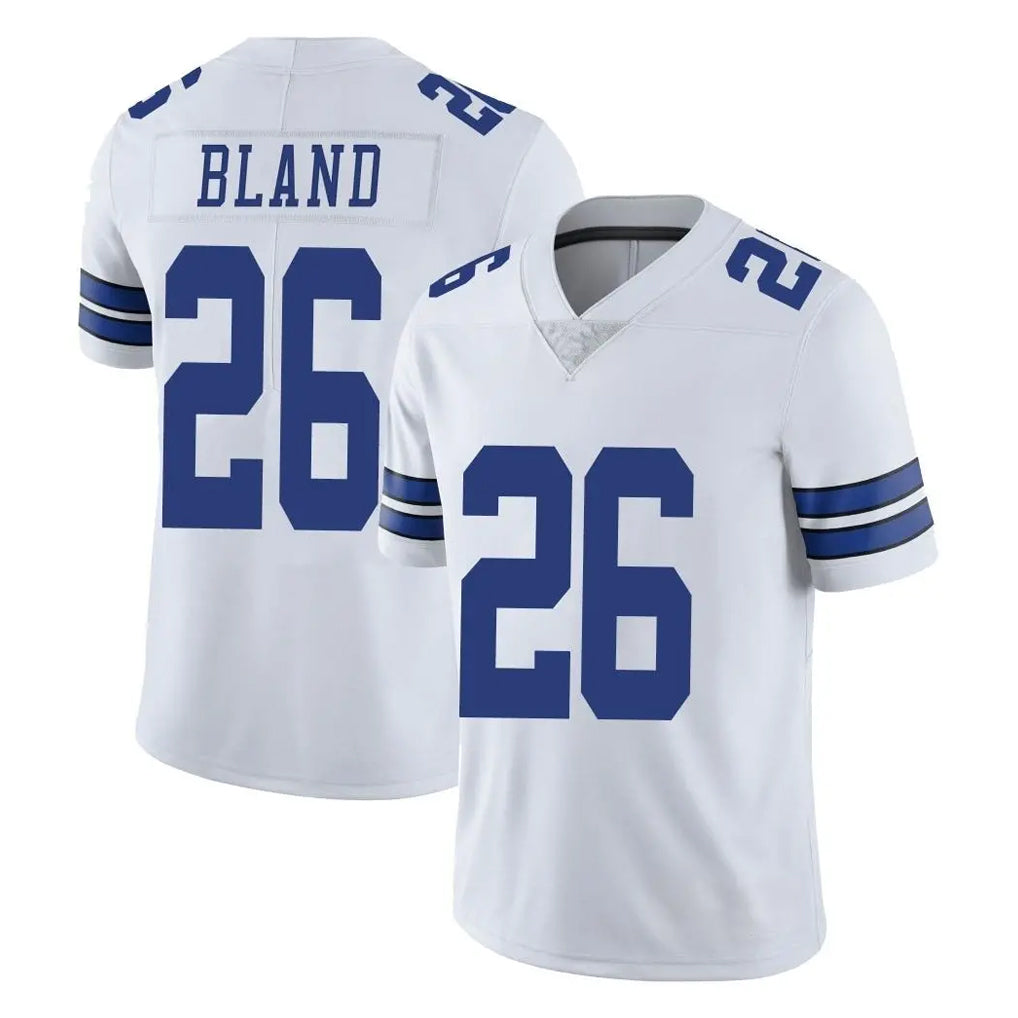 D.Cowboys #26 DaRon Bland Player White Vapor Untouchable Limited Home Game Qdoa Stitched Jerseys