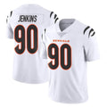 C.Bengals #90 Kris Jenkins Jr Player White Vapor Untouchable Limited Home Game Qdoa Stitched Jerseys