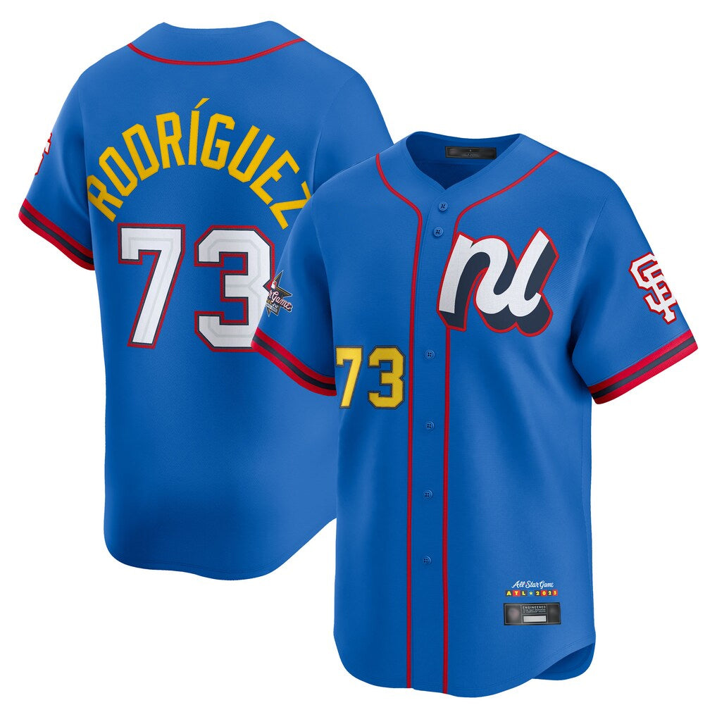 SF.Giants #73 Randy Rodriguez Player Blue National League All-Star Edition Limited Qdoa Stitched Jerseys