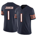 C.Bears #1 Jaylon Johnson Player Navy Vapor F.U.S.E. Limited Home Game Qdoa Stitched Jerseys