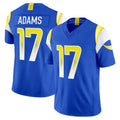 LA.Rams #17 Davante Adams Player Royal Rivalries Vapor Limited Home Game Qdoa Stitched Jerseys