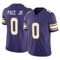 M.Vikings #0 Ivan Pace Jr. Player Purple Limited Classic Vapor F.U.S.E. Home Game Qdoa Stitched Jerseys