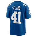 Qdoa IN.Colts #41 Grant Stuard Royal Game Player Jersey