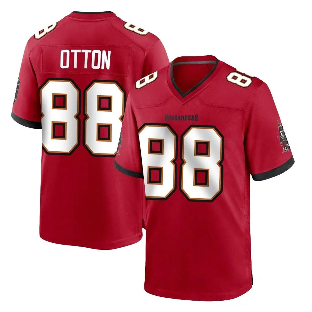 TB.Buccaneers #88 Cade Otton Player Red Home Game Qdoa Stitched Jerseys