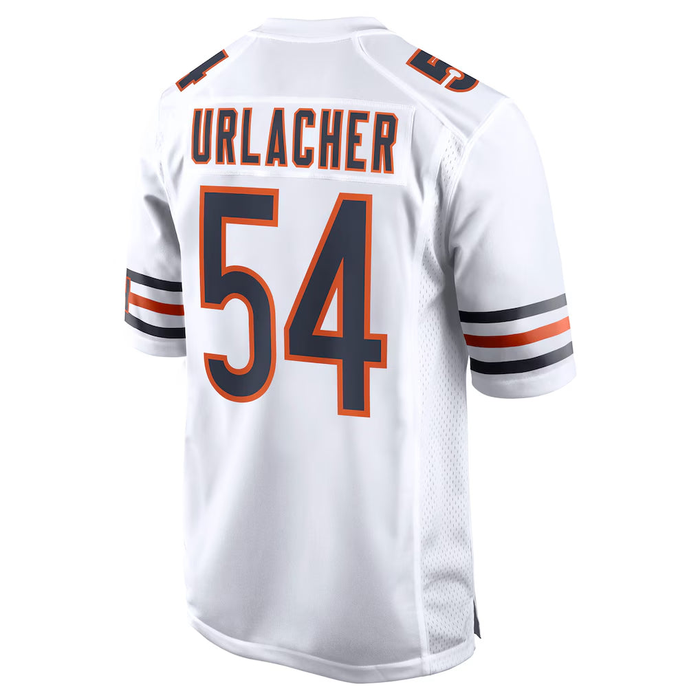 C.Bears #54 Brian Urlacher Player White Home Game Qdoa Stitched Jerseys