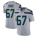 S.Seahawks #67 Charles Cross Player Gray Limited Vapor Untouchable Home Game Qdoa Stitched Jerseys