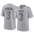 D.Cowboys #3 George Pickens Player Gray Atmosphere Fashion Home Game Qdoa Stitched Jerseys