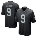 LV.Raiders #9 Jalen Nailor Player Black Home Game Qdoa Stitched Jerseys