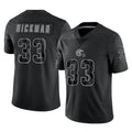 C.Browns #33 Ronnie Hickman Player Black Reflective Home Game Qdoa Stitched Jerseys