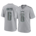 P.Eagles #6 DeVonta Smith Player Gray Atmosphere Fashion Home Game Qdoa Stitched Jerseys