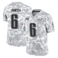 P.Eagles #6 DeVonta Smith Player Arctic Camo Salute to Service Limited Game Qdoa Stitched Jerseys