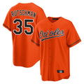 B.Orioles #35 Adley Rutschman Player Orange Home Game Qdoa Stitched Jerseys