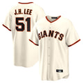 SF.Giants #51 Jung Hoo Lee Player Cream Home Game Qdoa Stitched Jerseys