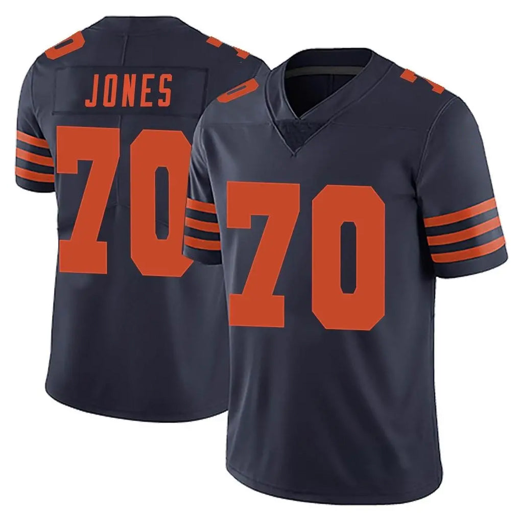 C.Bears #70 Braxton Jones Player Navy Blue Alternate Vapor Untouchable Limited Qdoa Stitched Jerseys