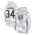 C.Bears #34 Walter Payton Player Arctic Camo Salute to Service Pullover Hoodies Limited Qdoa Stitched Jerseys