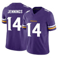 M.Vikings #14 Jauan Jennings Player Purple Limited Vapor F.U.S.E. Home Game Qdoa Stitched Jerseys