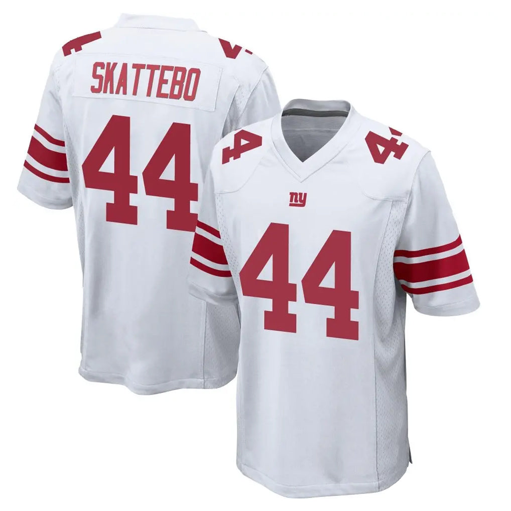 NY.Giants #44 Cam Skattebo Player White Home Game Qdoa Stitched Jerseys