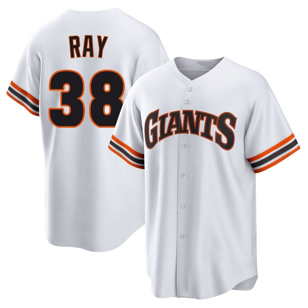 SF.Giants #38 Robbie Ray Player White Home Game Qdoa Stitched Jerseys
