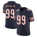 C.Bears #99 Gervon Dexter Sr. Player Navy Vapor Untouchable Limited Home Game Qdoa Stitched Jerseys