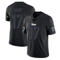 LA.Rams #17 Davante Adams Player Black Impact Limited Home Game Qdoa Stitched Jerseys