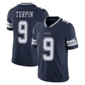 D.Cowboys #9 KaVontae Turpin Player Navy Vapor Untouchable Limited Home Game Qdoa Stitched Jerseys