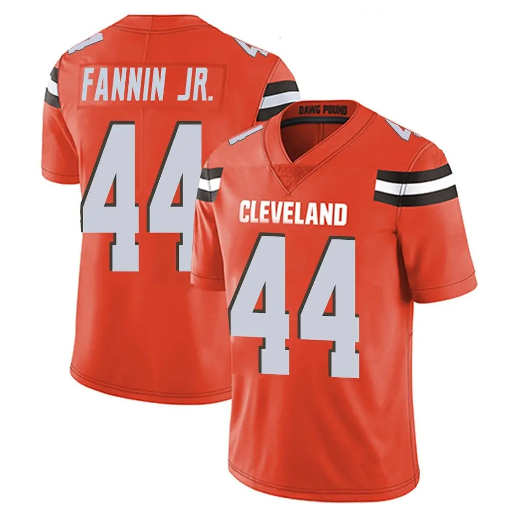 C.Browns #44 Harold Fannin Jr. Player Orange Alternate Vapor Untouchable Limited Home Game Qdoa Stitched Jerseys
