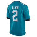 Qdoa J.Jaguars #2 Jourdan Lewis Teal Team Game Jersey