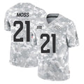 D.Broncos #21 Riley Moss Player Arctic Camo Salute To Service Limited Qdoa Stitched Jerseys