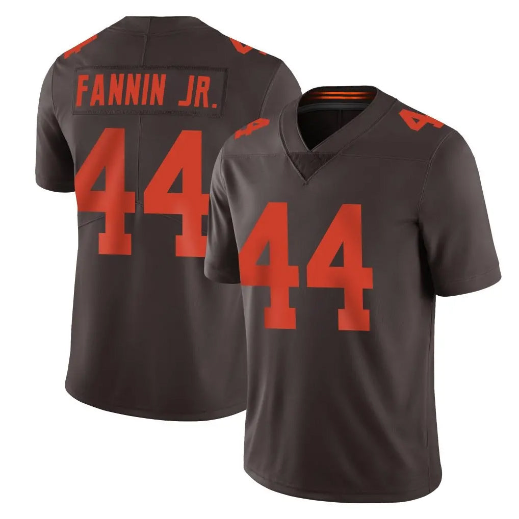 C.Browns #44 Harold Fannin Jr. Player Browns Color Rush Limited Home Game Qdoa Stitched Jerseys