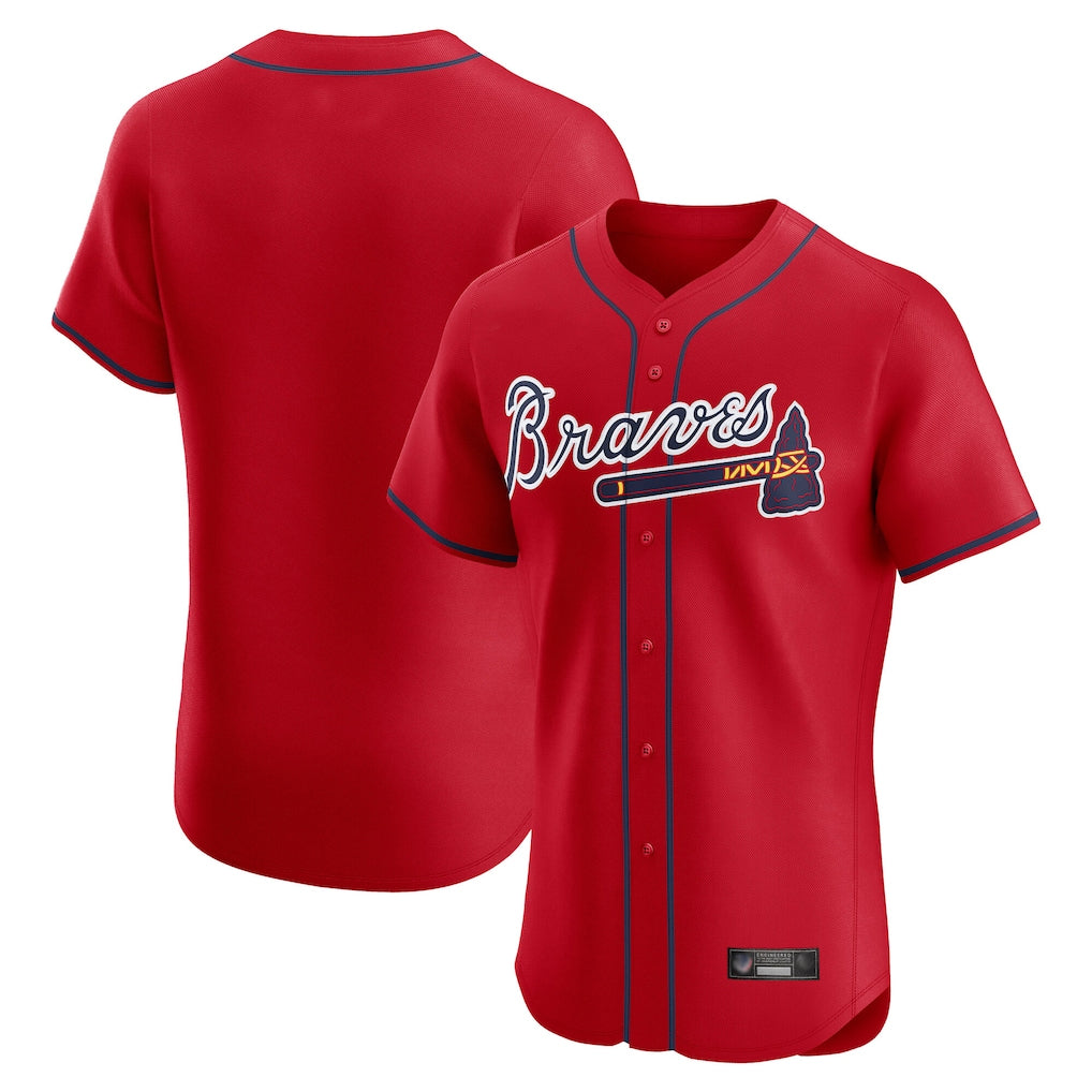 A.Braves ## Braves Blank Player Red Limited Elite Home Game Qdoa Stitched Jerseys