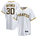 P.Pirates #30 Paul Skenes Player White Home Game Qdoa Stitched Jerseys