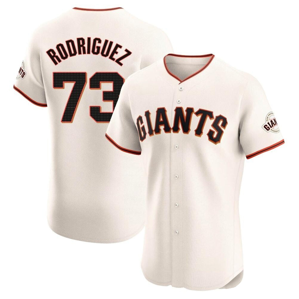 SF.Giants #73 Randy Rodriguez Player Cream Home Limited Elite Qdoa Stitched Jerseys